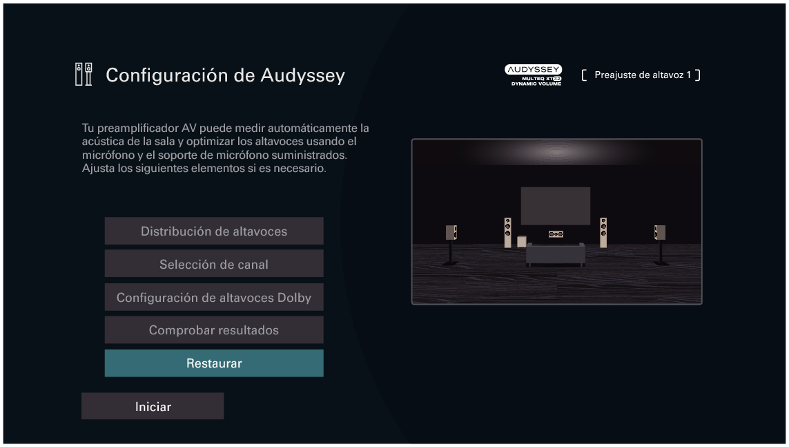 GUI AudysseySetup AV10